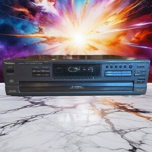 Technics 5 Disc Rotary Carousel CDChanger Player TESTED SL-PD887 *NEW BELTS*